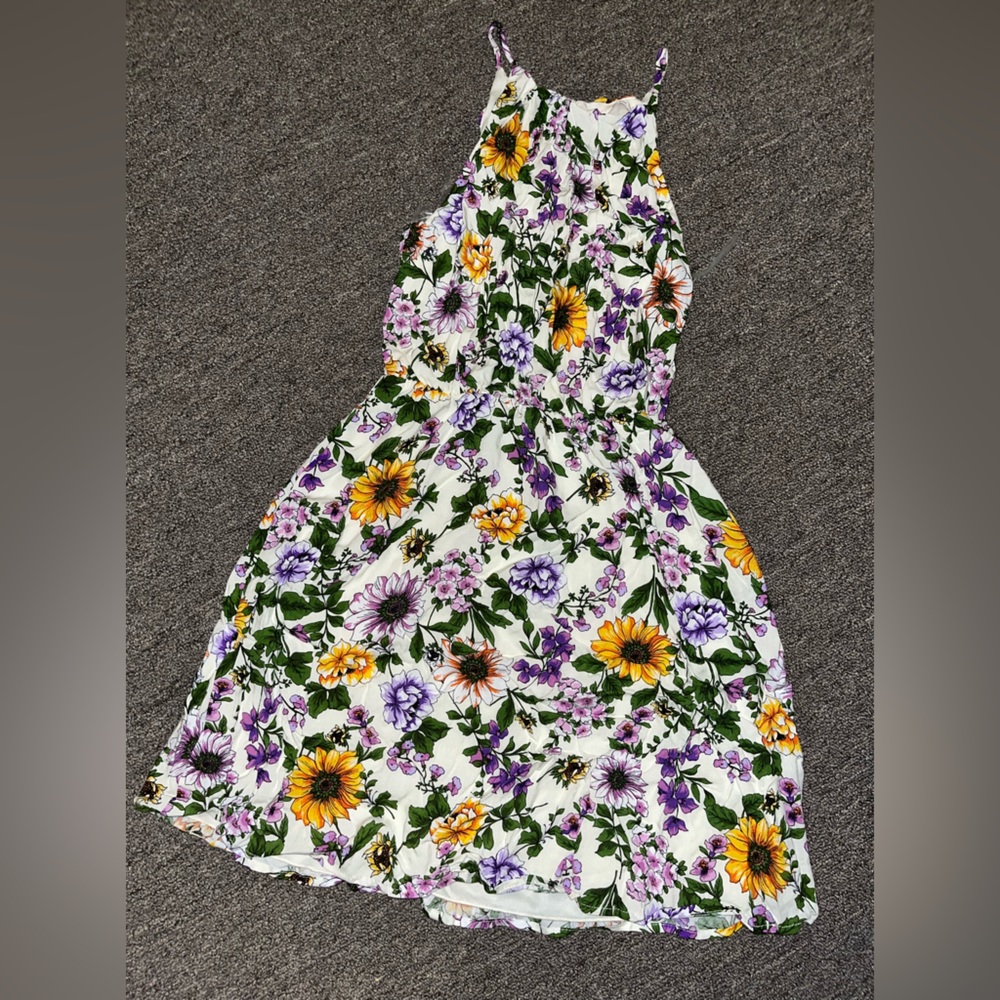 White floral dress size small